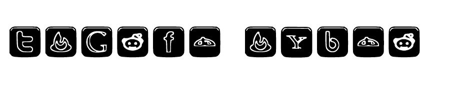 Social Font Icons font